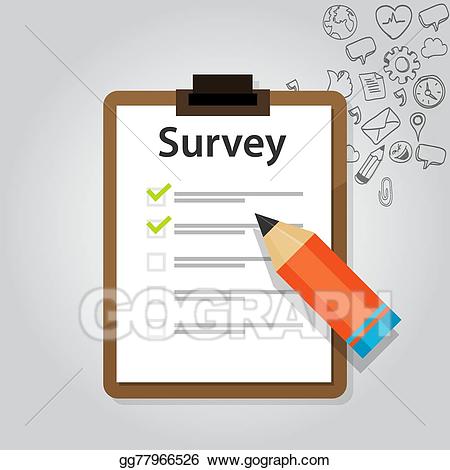 test clipart survey