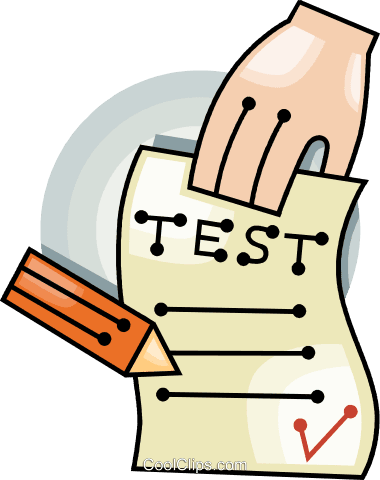 test clipart upcoming