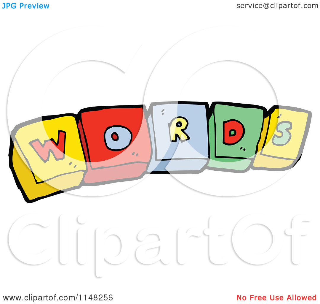 test clipart word