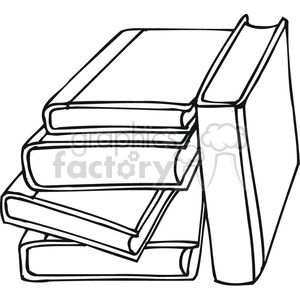 textbook clipart book outline