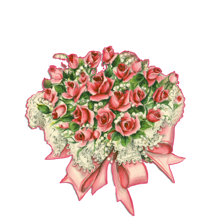 Rose png by jinifur. Thanks clipart bouquet