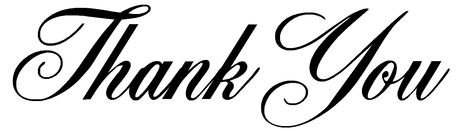thanks clipart calligraphy