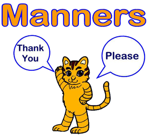 thanks clipart manners