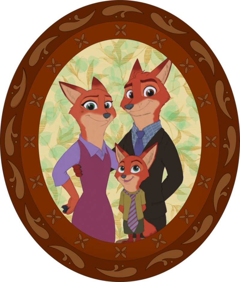 Thanks clipart mom dad. Zootopia nicks and by