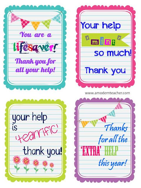 Thanks clipart parent helper. Volunteer thank you tags