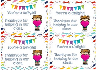 Thankyou tags by miss. Thanks clipart parent helper