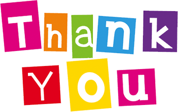 Thanks clipart transparent background. Thank you colours png