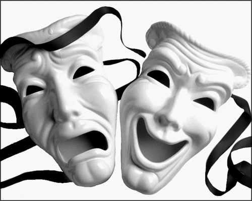 theatre clipart 2 faced