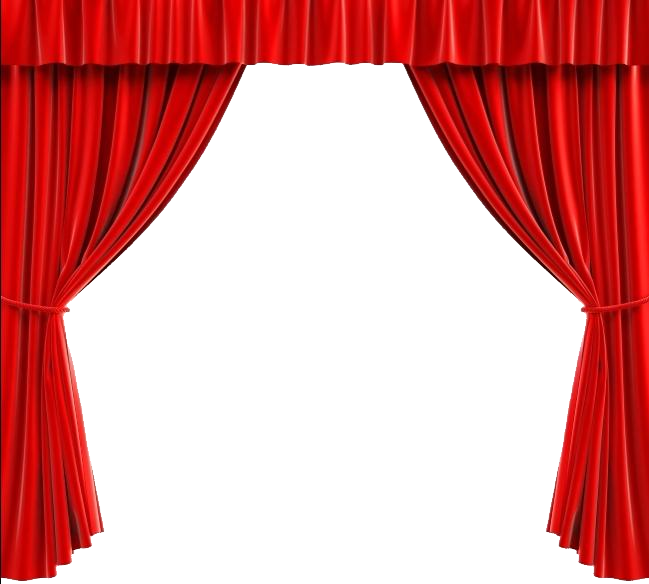 theatre clipart closed curtain
