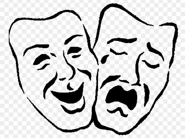 theatre clipart faced