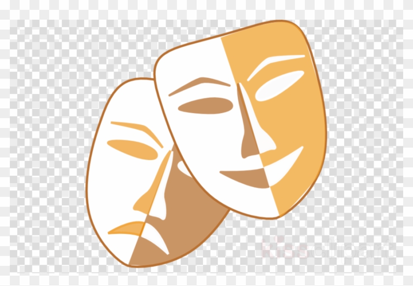 Theater png clip art. Theatre clipart mask