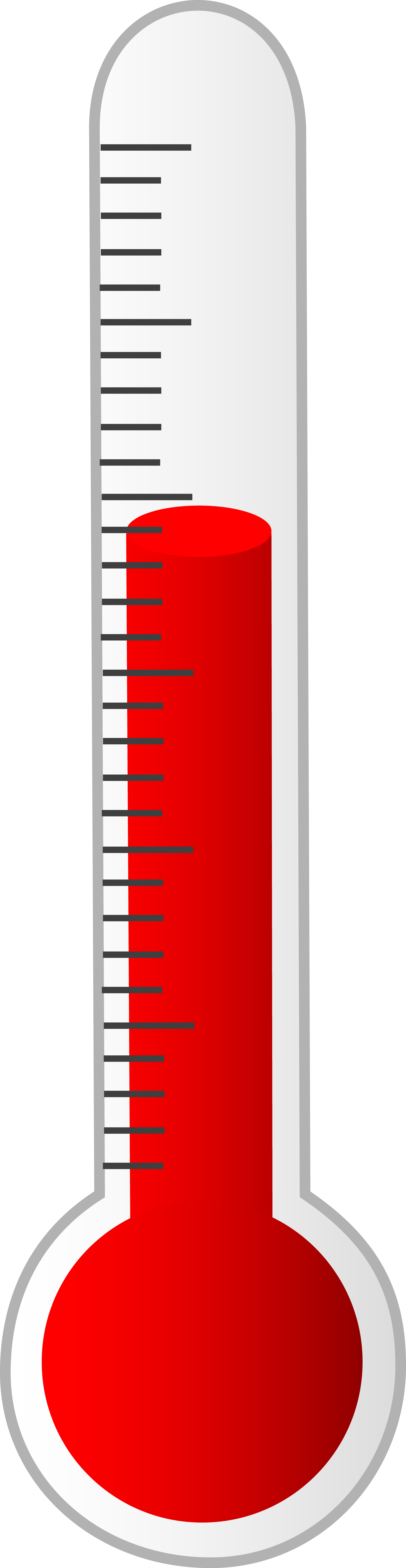 Fundraising clipart scale. Blank thermometer clip art