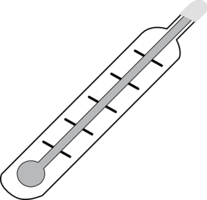Thermometer clip art black and white. Hot outline at clker