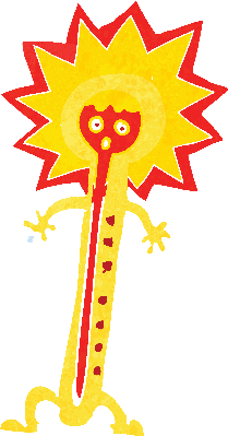 Hot clipart the arts. Thermometer clip art cartoon