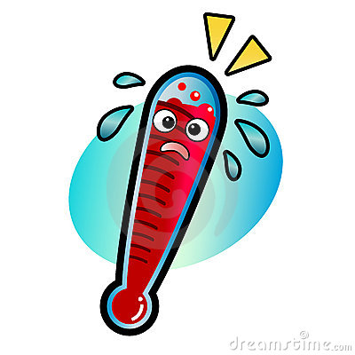 clipart thermometer cartoon
