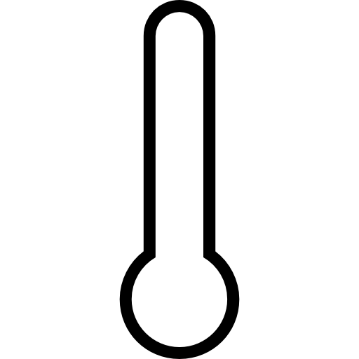 Thermometer clip art clear background. Temperature outline interface symbol