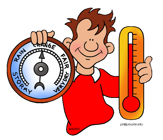 Weather for kids clipart. Thermometer clip art printable