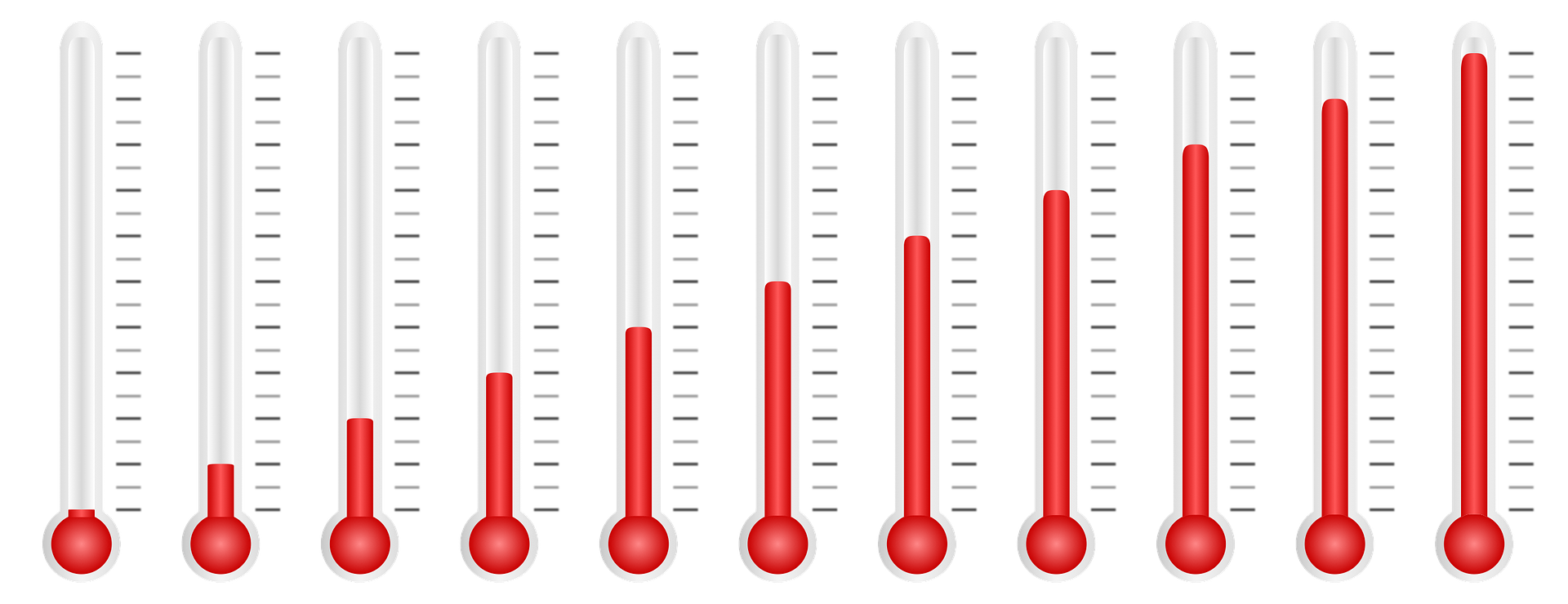 How does a measure. Thermometer clip art science