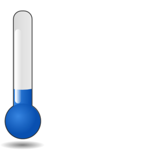 Cold termometer icon at. Thermometer clip art weather