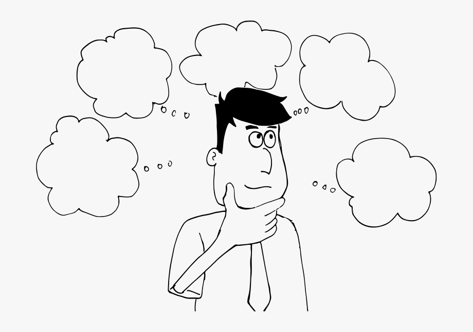 thoughts clipart bubble person
