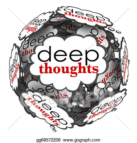 thoughts clipart profound