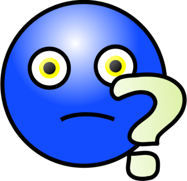 thoughts clipart questioned face