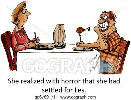 Thoughts clipart realized. Stock illustration settled for