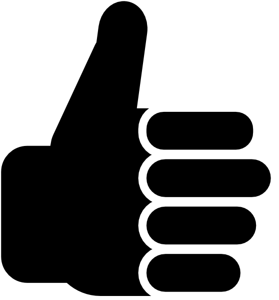 thumb clipart approved logo