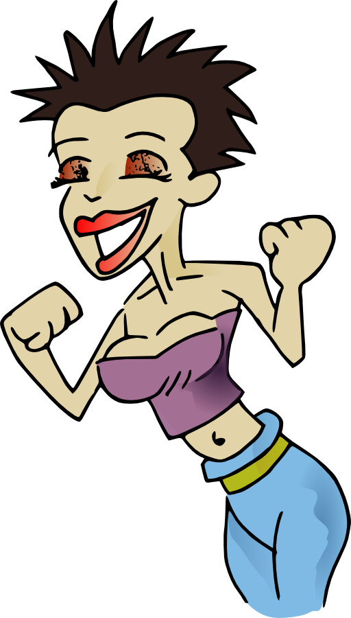 thumb clipart happy person