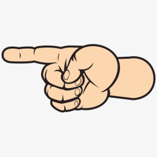 Hand arrow transparent png. Thumb clipart left handed