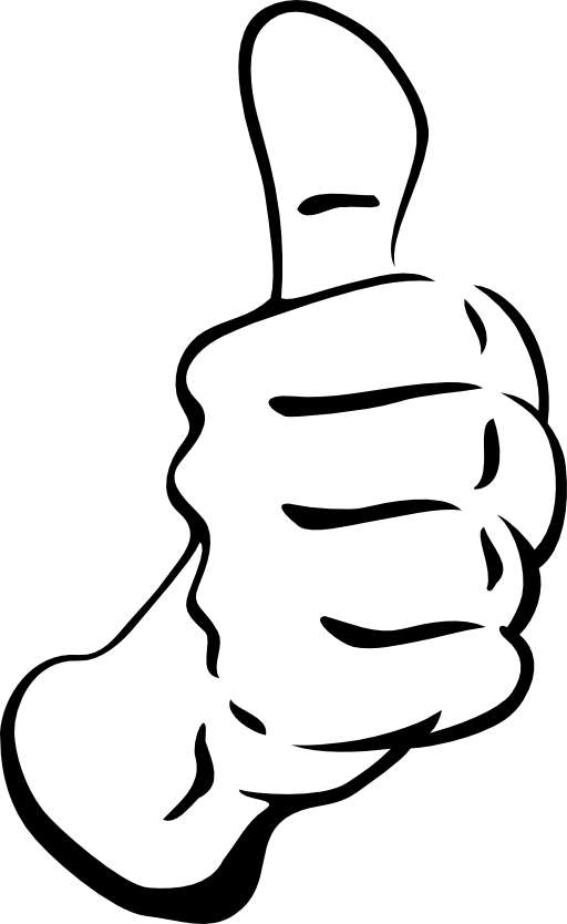 Up with arm i. Thumb clipart royalty free