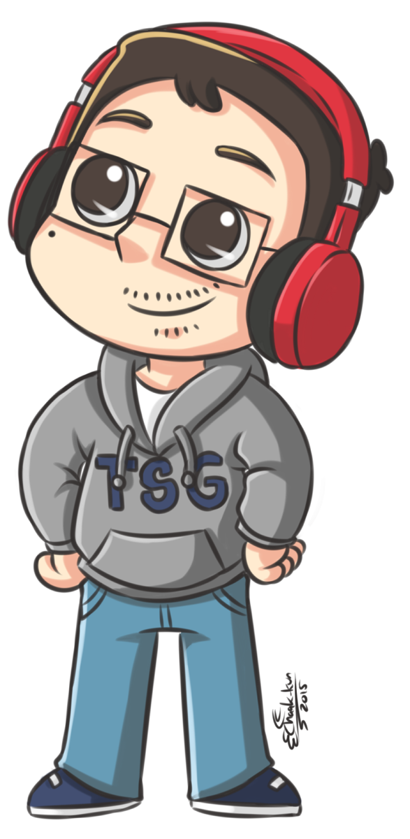 The gamer strikes again. Thumb clipart swollen