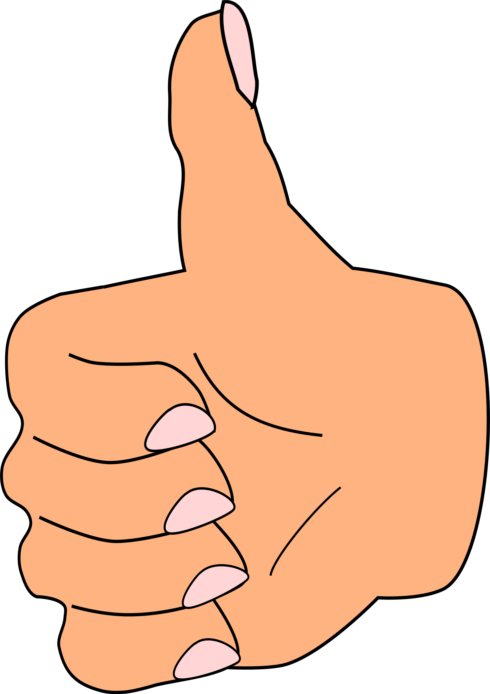 Thumb clipart thum.  collection of rule
