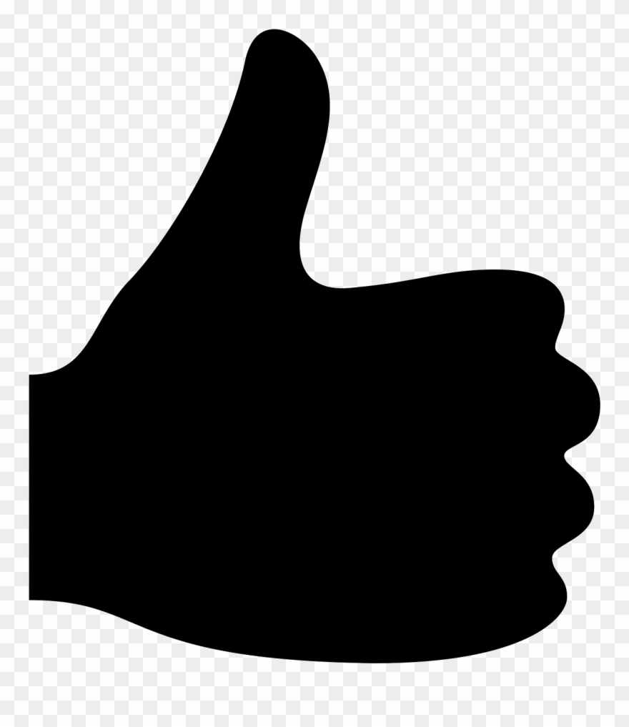 thumb clipart thumbs up icon