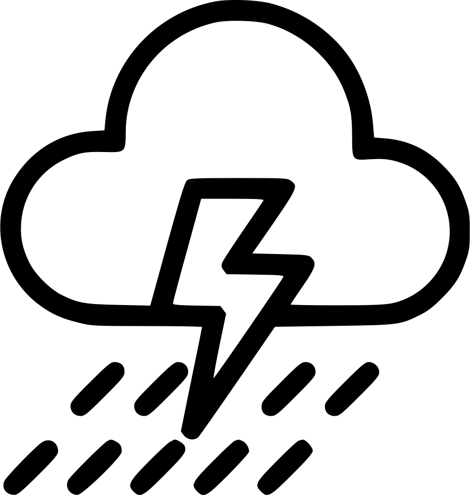 thunderstorm clipart cloudy