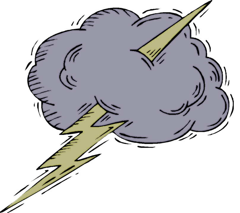 Thunderstorm clipart cute, Thunderstorm cute Transparent FREE for