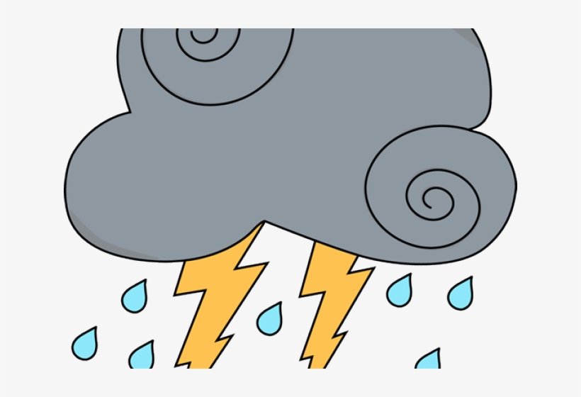 Png image transparent free. Thunderstorm clipart cute