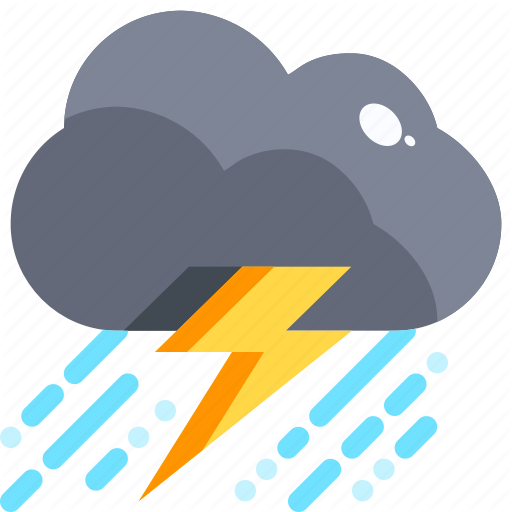 Thunderstorm clipart rain thunder.  weather by just