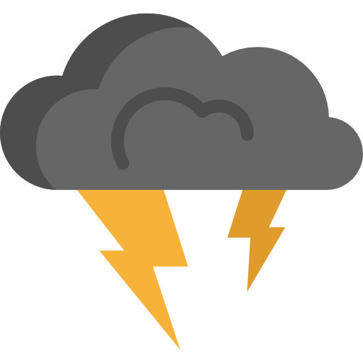thunderstorm clipart tunder