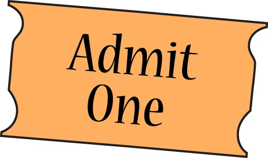 ticket clipart admission