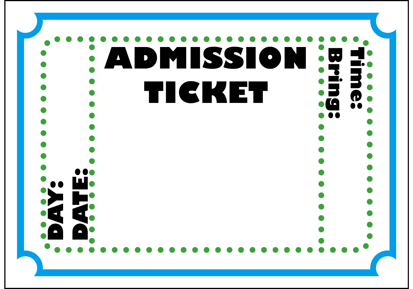 tickets clipart entry