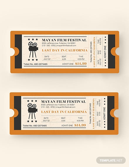 tickets clipart old movie