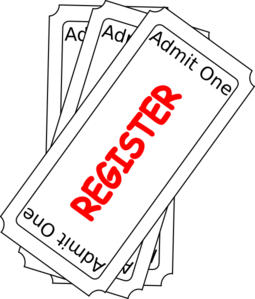 tickets clipart registration