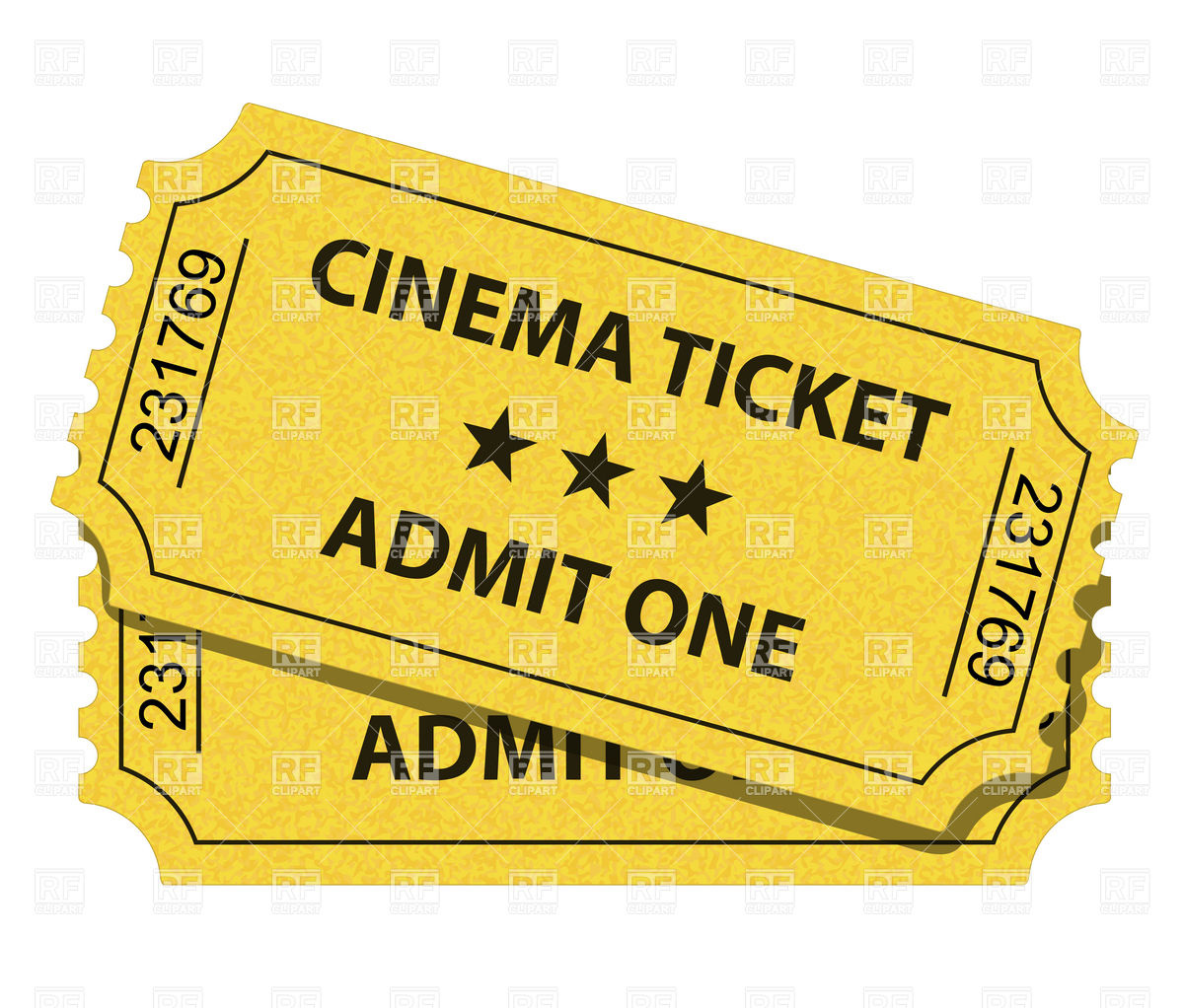 Movie clip art bay. Ticket clipart theater ticket