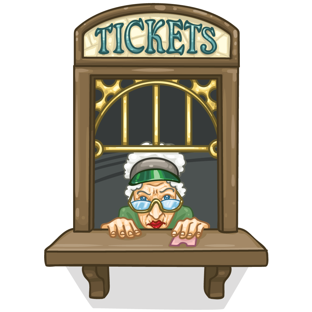 Item detail window itembrowser. Ticket clipart ticket box