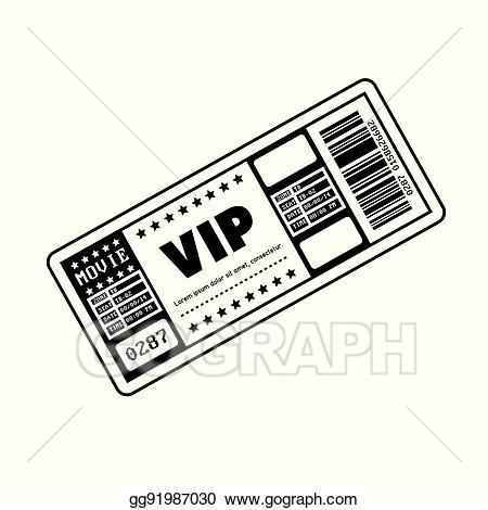 ticket clipart vip ticket
