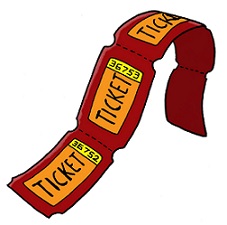 tickets clipart