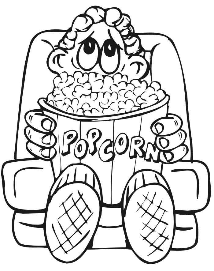 tickets clipart coloring page