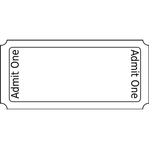 Ticket cliparts of free. Tickets clipart generic