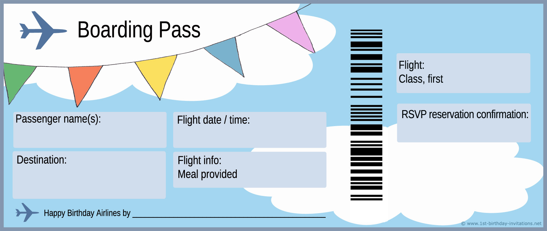 ticket clipart airline